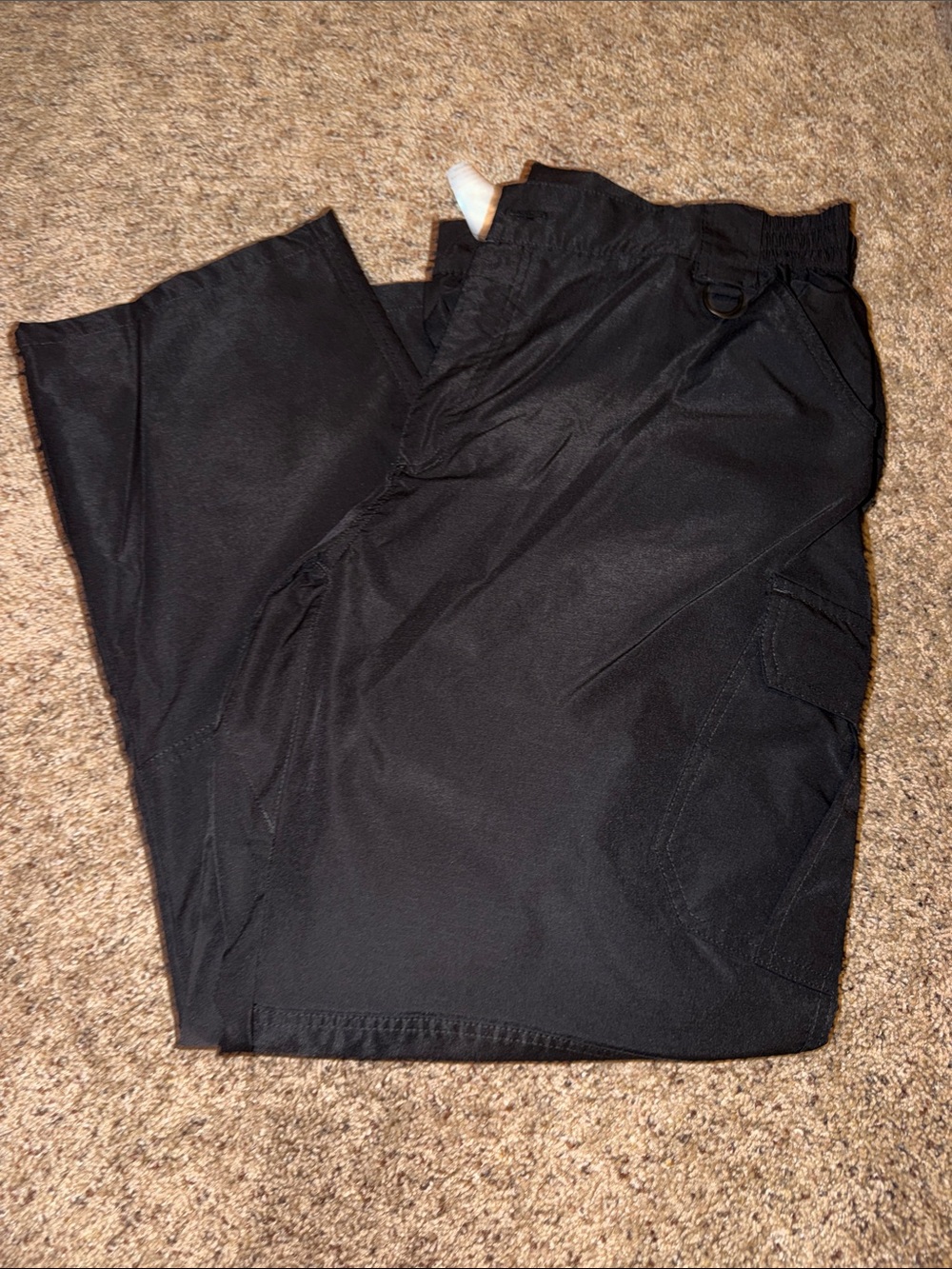 Men's Black Utility Cargo Pants